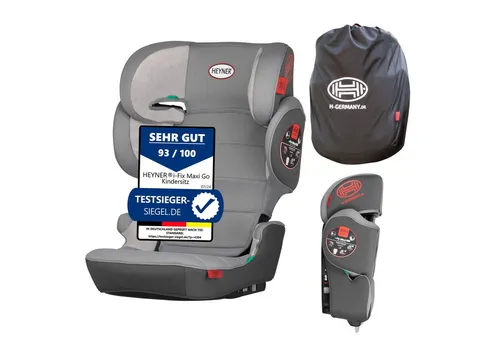 HEYNER faltbarer Autokindersitz mit Isofix und Tasche von HEYNER