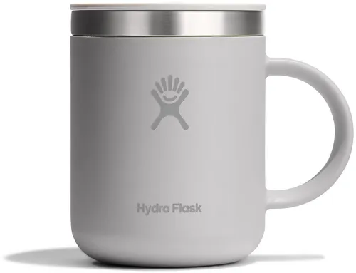 Hydro Flask Mug 355 ml - Isolierbecher in Grau - Trinkflasche in Tassenform mit Deckel, ideal für Camping und Outdoor-Aktivitäten. Genießen Sie heiße oder kalte Getränke, wo immer Sie sind!