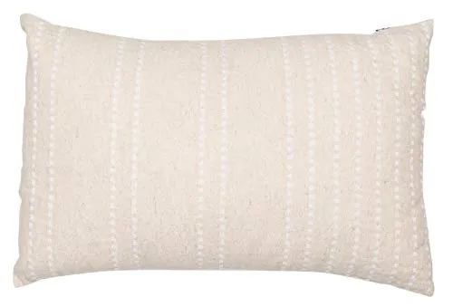 David Fussenegger Kissenhülle Kästchen 40/60 rohweiß