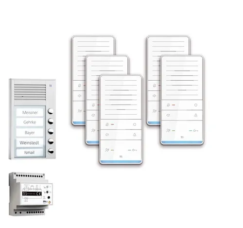 TCS PAAF051/001 audio:pack Aufputz für 5 Wohneinheiten