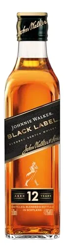 Johnnie Walker Black Label Scotch 12 Jahre PET Whisky (1 x 0.05 l)