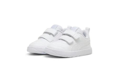 Puma Courtflex V3 V Inf – Kinder Sneaker in puma white in silber von PUMA