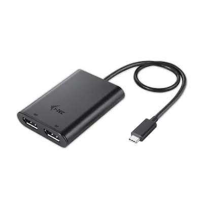 i-tec USB C auf Dual Display Port Video Adapter 4K HD von i-tec
