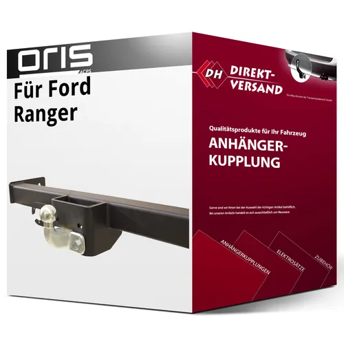 Oris Anhängerkupplung starr für Ford Ranger Typ TKE