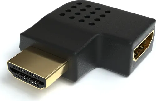HDMI Winkel Adapter Rechts 90 Grad Flach gewinkelt 4K UHD 2160p Winkelstecker