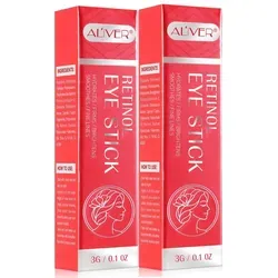 Augencreme Anti Aging Falten Augenpflege mit Retinol Kollagen Hyaluronsäure, 2x
