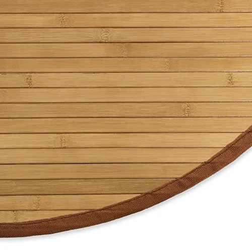Homestyle4u 363 Bambusteppich rund 200 cm in braun von Homestyle4u