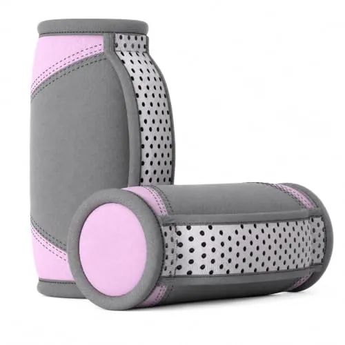 LEXICANMHS 2er Set Handgewichte je 0,5 kg mit Handschlaufe für Walking