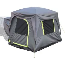 VEVOR Busvorzelt Campingzelt SUV Outdoor Zelt - Wasserdichtes Auto-Zelt für 5-8 Personen, ideal für Campingabenteuer mit Fenstern und robustem 210T Oxford-Gewebe.