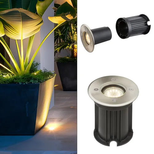Außen Leuchten Einbau Strahler Edelstahl Boden Spots Terrassen Lampen begehbar