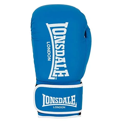 Lonsdale Boxhandschuhe ASHDON - Kunstleder - Boxhandschuhe aus strapazierfähigem Kunstleder, ideal für intensives Training. Mit dicker Schaumstoffpolsterung und breitem Klettverschluss für optimalen Komfort und Stabilität.