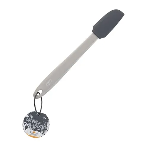 Birkmann, Colour Kitchen Mini-Teigschaber, Grau, 27 x 3,5 cm, Silikon, BPA-frei, 421813