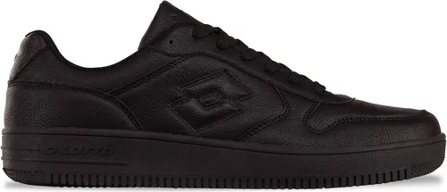Sneaker LOTTO, Gr. 39, schwarz - Sportlicher Lowcut-Basketballstil - Sneaker in sportlichem Design, ideal für Street-Fashion und Basketball. Die doppelt vernähte Toebox sorgt für Stabilität und Langlebigkeit, während das gepolsterte Logo einen modernen Akzent setzt.