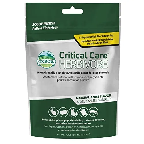 Produktbild Oxbow Animal Health Critical Care, Pflanzenfresser, Anisgeschmack, 141 g Beutel (70100)