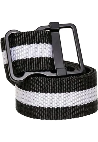 Urban Classics Easy Belt with Stripes black/white S/M