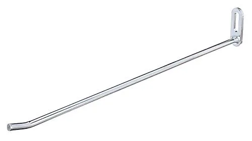 Alberts 805654 Lochplattenhaken | abgewinkelt | galvanisch blau verzinkt | Hakentiefe 300 mm | Rundstahl Ø7 mm