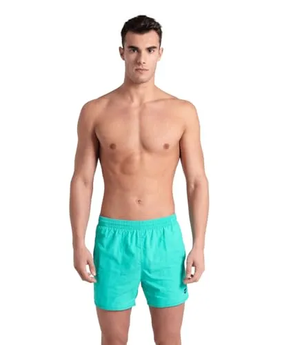 arena Bywayx R Herren-Badeshorts - Herren-Bademode aus 100% recyceltem Material, schnell trocknend mit praktischen Seitentaschen und verstellbarem Kordelzug für optimalen Tragekomfort am Strand oder im Pool.