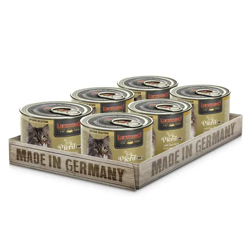 Leonardo Catfood Pferd mit Zucchini - getreidefreies Nassfutter