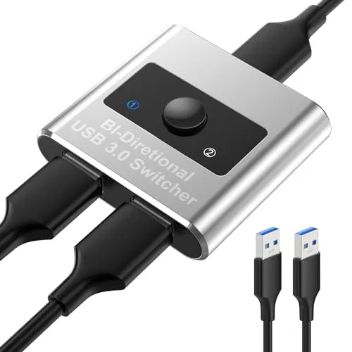 USB 3.0 Switch 2PC – Bidirektionaler USB Umschalter für 2 PC