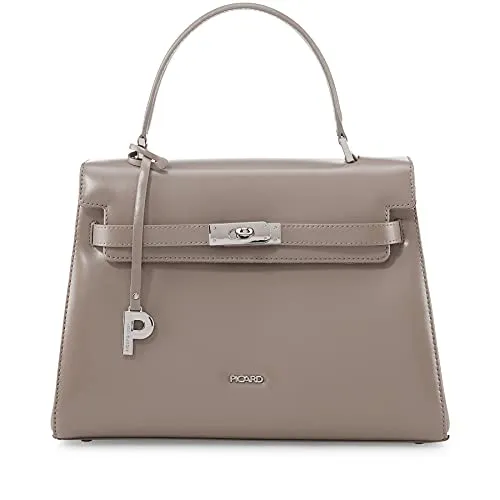 Picard Damen Henkeltasche BERLIN aus Rindsleder - Hochwertige Damen-Henkeltasche aus Rindsleder mit Drehverschluss, ideal für Alltag und Business – handgemacht mit Liebe und durchdachtem Innenleben.