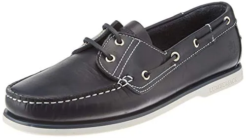 Lumberjack Navigator Herren Schnürer in Blau, Größe 45 - Schnürer für Herren, Modell Navigator in navy, aus hochwertigem Leder gefertigt und ideal für jeden Anlass – bequem und stilvoll.