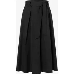 Baumwollrock mit Bindegürtel von MORE & MORE von More & More