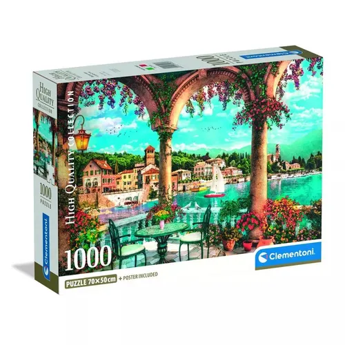 CLE puzzle 1000 Compact BalconyViewOfLakeCom.39930 Clementoni 8005125399307