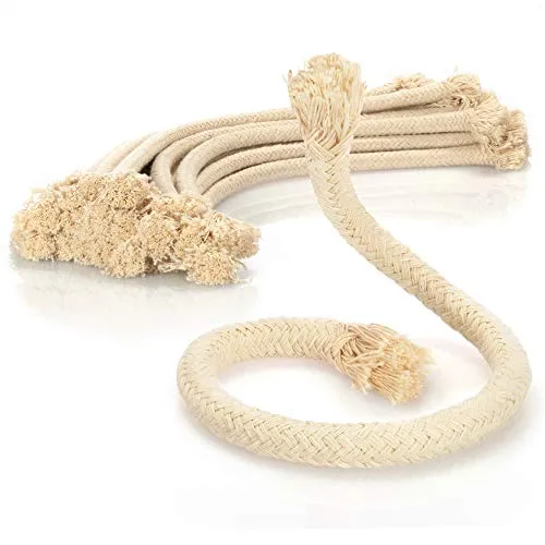 COM-FOUR® 20x Docht für Öllampen - Ersatzdocht für Gartenfackel, Bambusfackel - Lampendocht Öllampe - Fackel-Docht - rund 30 cm x Ø 8 mm (20 Stück - 30cm x 8mm)