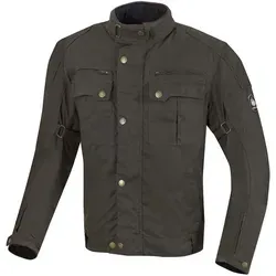 Merlin Perton Motorrad Wachsjacke, braun, Größe S für Männer - Motorradjacke mit belüfteten Einsätzen und Rautenstickerei, ideal für stilbewusste Biker und perfekten Tragekomfort.