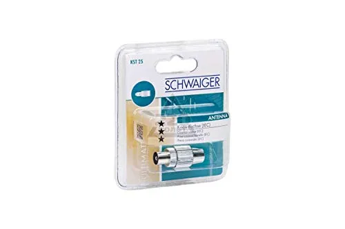 Schwaiger KST25 531 F-Type 1pc (S) Coaxial Connector – Coaxial Connectors (1 PC (S))