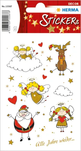 Produktbild HERMA Weihnachts-Sticker DECOR 'Fröhliche Weihnachten'