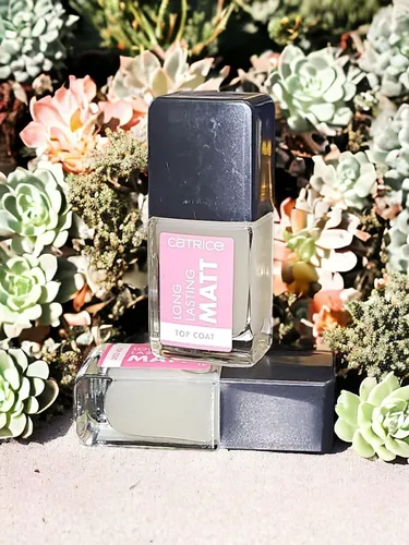 Catrice Longlasting Matt Nagellack 01 Matt My Day Überlack Hand Kosmetik Nail 💞