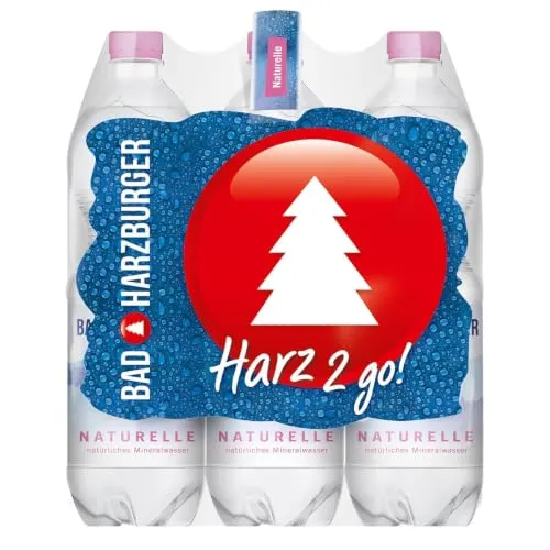 Bad Harzburger Mineralwasser -Naturelle- (6 x 1,0L) EINWEG