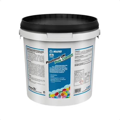 Mapei Plastimul 2k Poly Classic Bitumen Dickbeschichtung 30 Liter