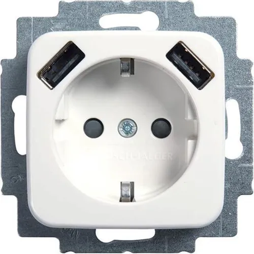 🔌 Busch-Jaeger 2-in-1 USB Steckdose – Modell 277775 - Steckdosen & Zubehör, mit integriertem USB-Anschluss für bequemes Laden von Geräten ohne Adapter.