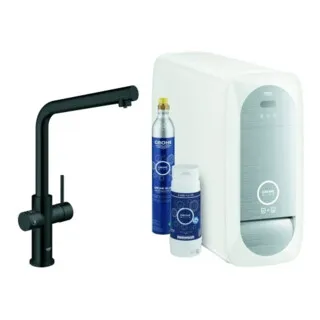 GROHE Blue Home Starter Kit 31454_1 - Armaturen mit Bluetooth 4.0 und WIFI für komfortable Steuerung, 3 gefilterte Wasserarten und schwenkbarer Auslauf – ideal für moderne Küchen.