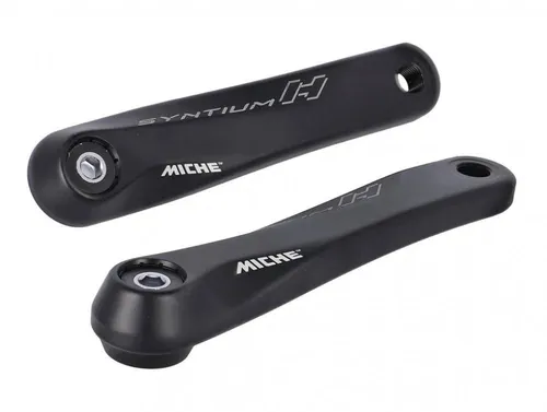 Miche Fahrradkurbel Kurbel-Set Syntium H für E-Bike - Fahrradkurbeln, 2-teiliges Set für E-Bikes, ideal für optimale Kraftübertragung und langlebige Performance auf jeder Tour.