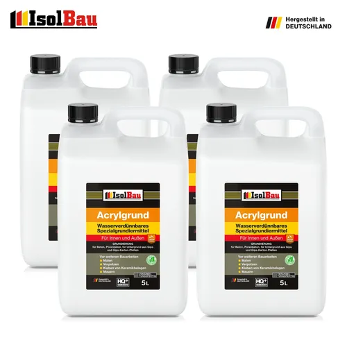 Isolbau Acrylgrund 20 L  Tiefengrund Universal Grundierung Absolute Profiware