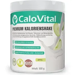 CaloVital Zunehmen hochkalorische Trinknahrung 500g Pulver - Nahrhaftes Pulver für Gewichtszunahme mit frischem Apfelgeschmack. Ideal als Mahlzeitenersatz und zur Unterstützung einer ausgewogenen Ernährung.