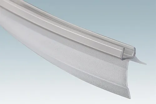 Hüppe Wasserabweisprofil gebogen für 6mm Glas Länge 835mm