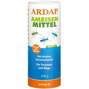 Ardap Insektenspray Repell Ameisenmittel 500 g - Insektizid mit langfristiger Wirkung, ideal gegen Ameisen und andere Schädlinge, sicher für den Einsatz im Haus und Garten.