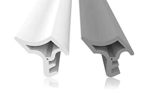 Stahlzargendichtung Grau 10m - effektiver Zugluftstopper - Zugluftstopper & Türdichtungen, ideal für Türen mit perfekter Wärmedämmung und Lärmschutz. Einfache Montage für Heizkostenersparnis und Schutz vor Kälte, Staub und Ungeziefer.