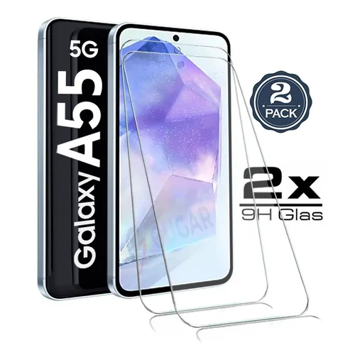 2x Für Samsung Galaxy A55 5G - Panzerfolie HD Displayschutz 9H Glas Schutzglas