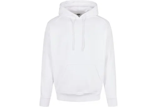 Urban Classics Herren Kapuzenpullover Blank Hoody, Loose Fit 3XL in Weiß - Kapuzenpullover für Herren, stylischer und bequemer Hoodie ohne Aufdruck, ideal für Alltag und Sport, aus 65% Baumwolle für optimalen Komfort.