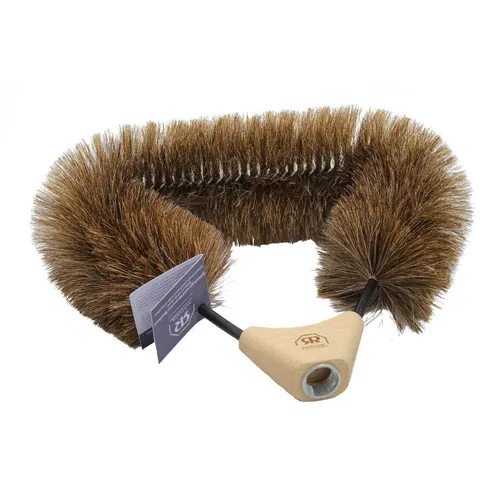 Redecker Spinnenbesen Spinnenfeger aus Rosshaar - Staubwedel & -wischer, dreieckiger Spinnenfeger aus Rosshaar für effektive Reinigung, passend für alle gängigen Stiele mit Gewinde.