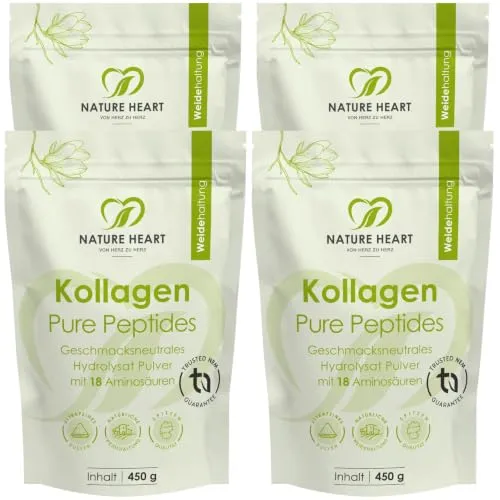 Nature Heart Kollagen Pure Peptides Pulver