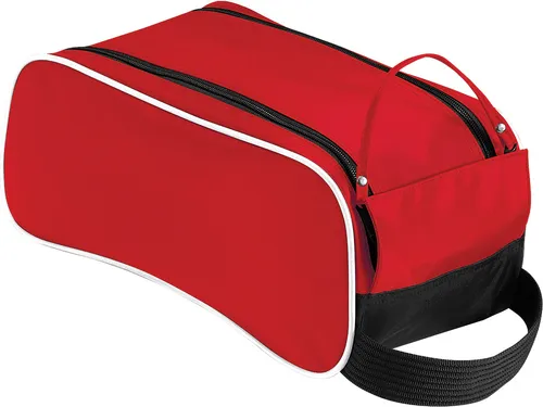 Quadra Teamwear Schuh Tasche - 9 Liter BC775 (Einheitsgröße) (Rot/Schwarz/Weiß)