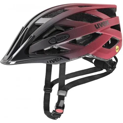Uvex I-VO CC Mips Fahrradhelm schwarz-rot - Fahrradhelm mit Inmold-Schutz und MIPS-Technologie, einstellbar in Breite und Höhe für optimalen Komfort und Sicherheit. Ideal für Radfahrer, die Wert auf Schutz und Belüftung legen.