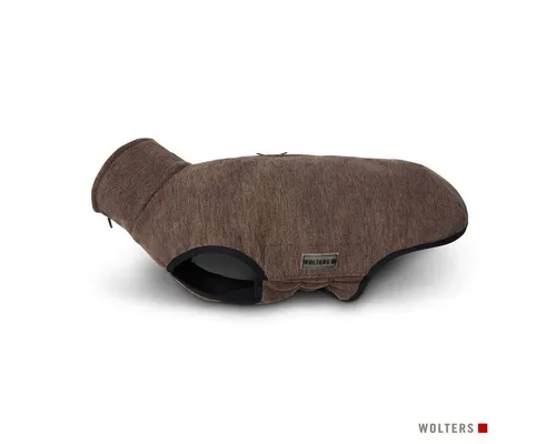Wolters Hundemantel Fleecejacke Casual braun meliert