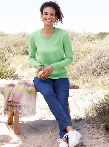 sheego V-Ausschnitt-Pullover 301837_36